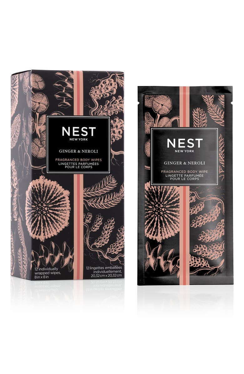 NEST New York Ginger & Neroli Scented Body Wipes, Main, color, 