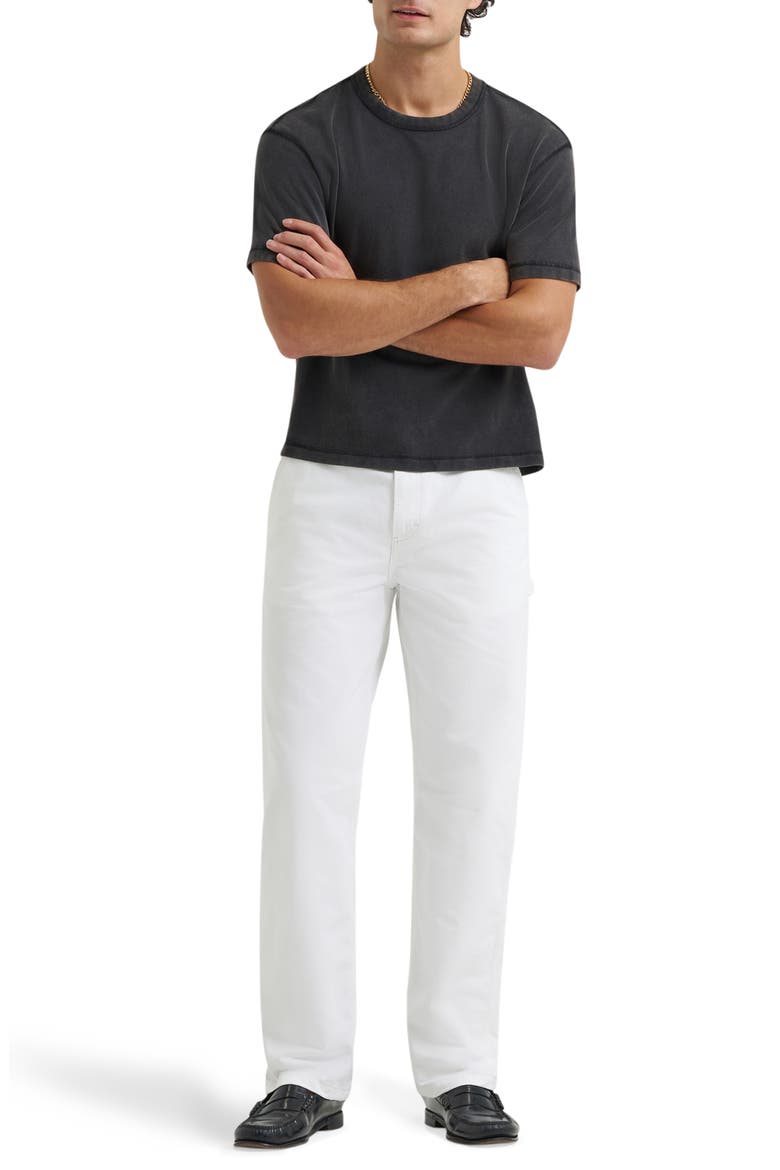 Loose Fit Straight Leg Carpenter Jeans, Alternate, color, BRIGHT WHITE