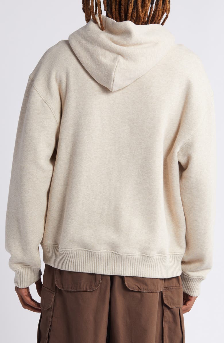 Elwood Core Oversize Organic Cotton Brushed Terry Hoodie, Alternate, color, Vintage Oatmeal