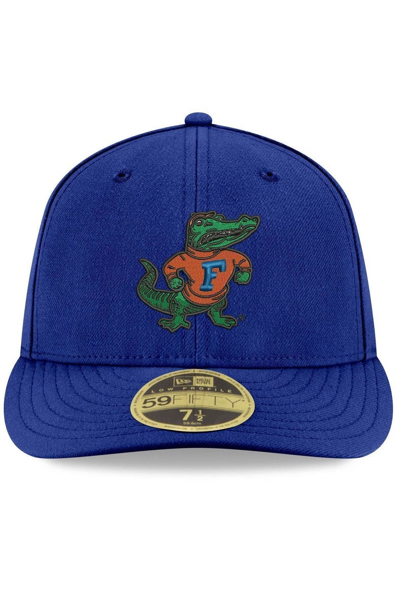 Men's New Era Royal Florida Gators Basic Low Profile 59FIFTY Fitted Hat, Alternate, color, ROYAL
