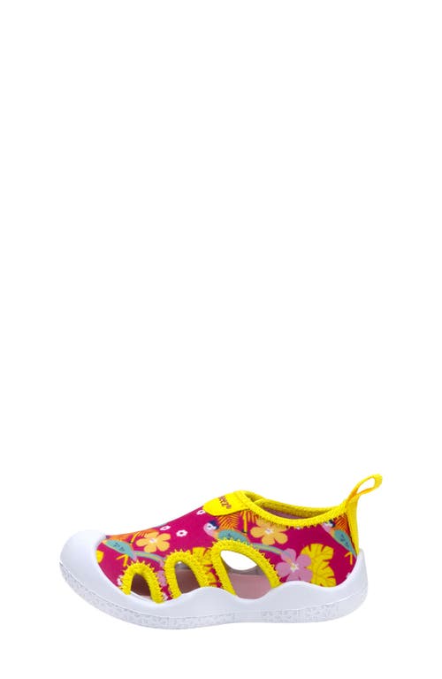 Robeez ® Kids' Tropical Vibes Sandal In Bright Pink