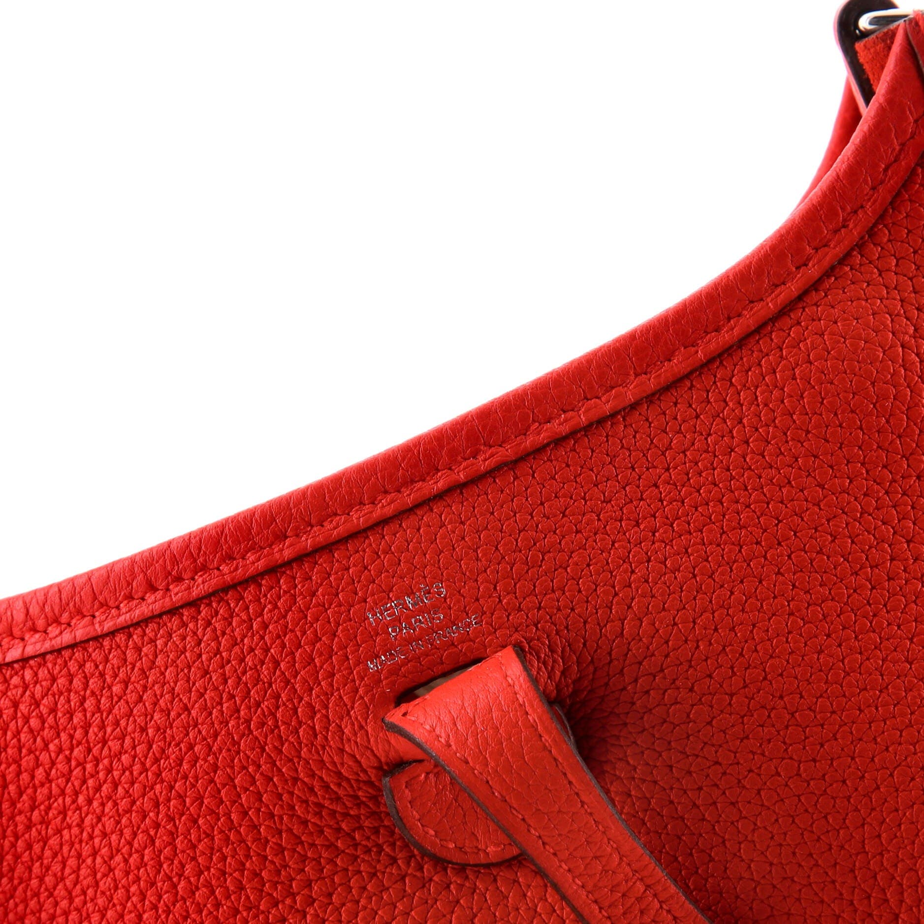 Pre-Owned Hermes Evelyne Bag Gen III Maurice TPM, Alternate, color, Rouge De Coeur