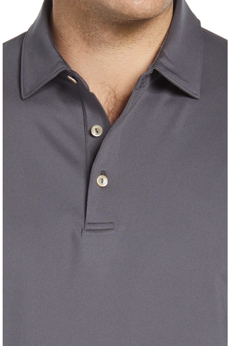 Short Sleeve Stretch Jersey Polo, Alternate, color, IRON