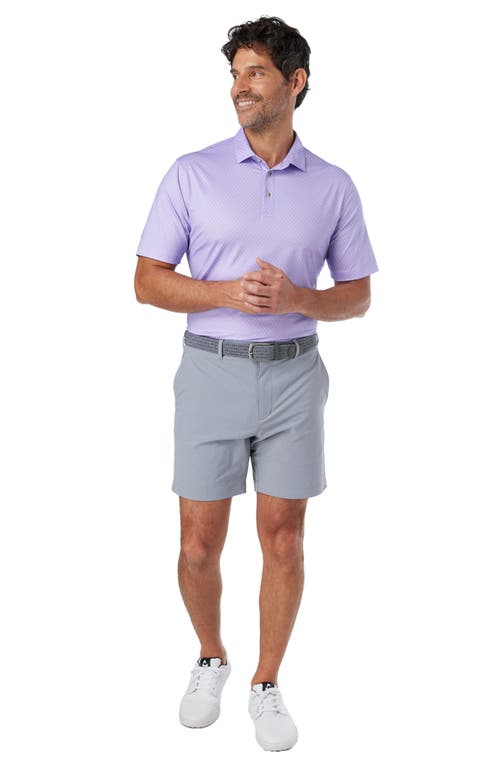 Fair Harbor Compass Print Polo In Dusk Mini Waves