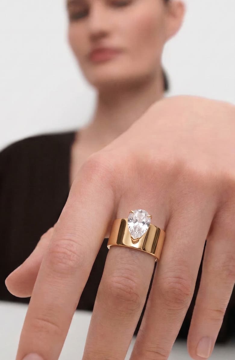 YOJ Diano Ring in Gold, Alternate, color, Gold