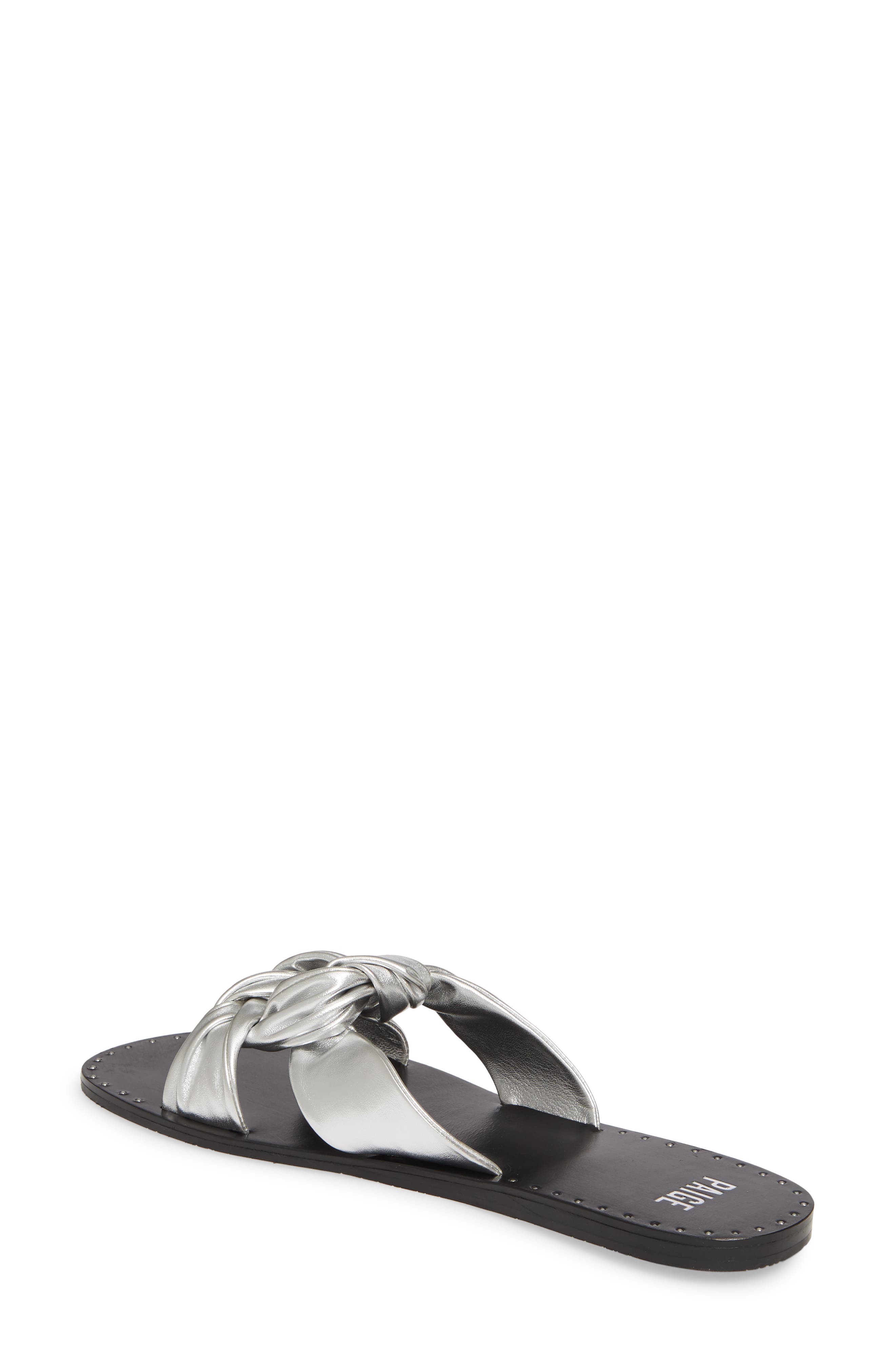 PAIGE Elle Twist Vamp Slide Sandal, Alternate, color, 