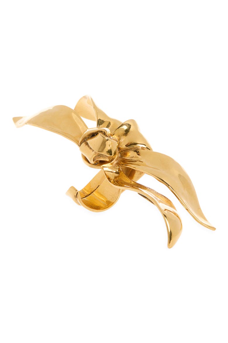 Bloom Pinky Ring, Main, color, SHINY GOLD