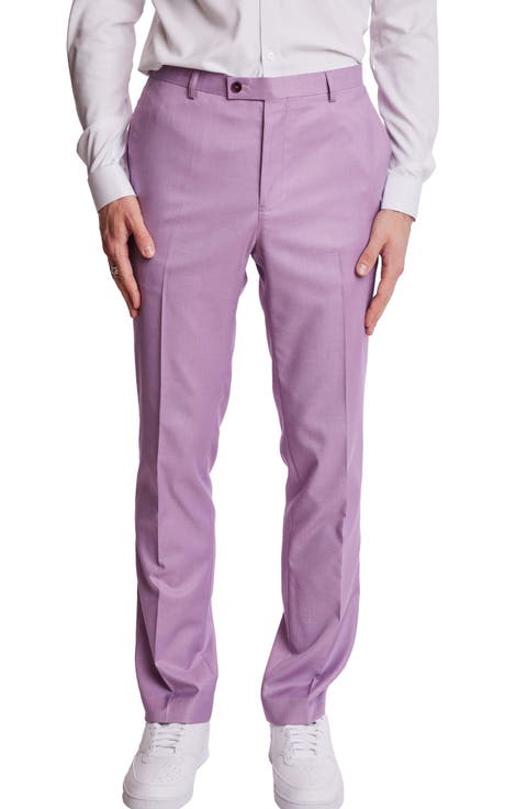 Downing Slim Flat Front Dress Pants (Regular & Big)