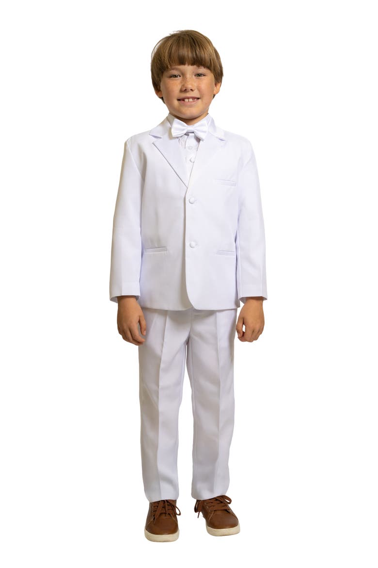 Kids' Bond Five-Piece Suit, Main, color, BOND WHITE