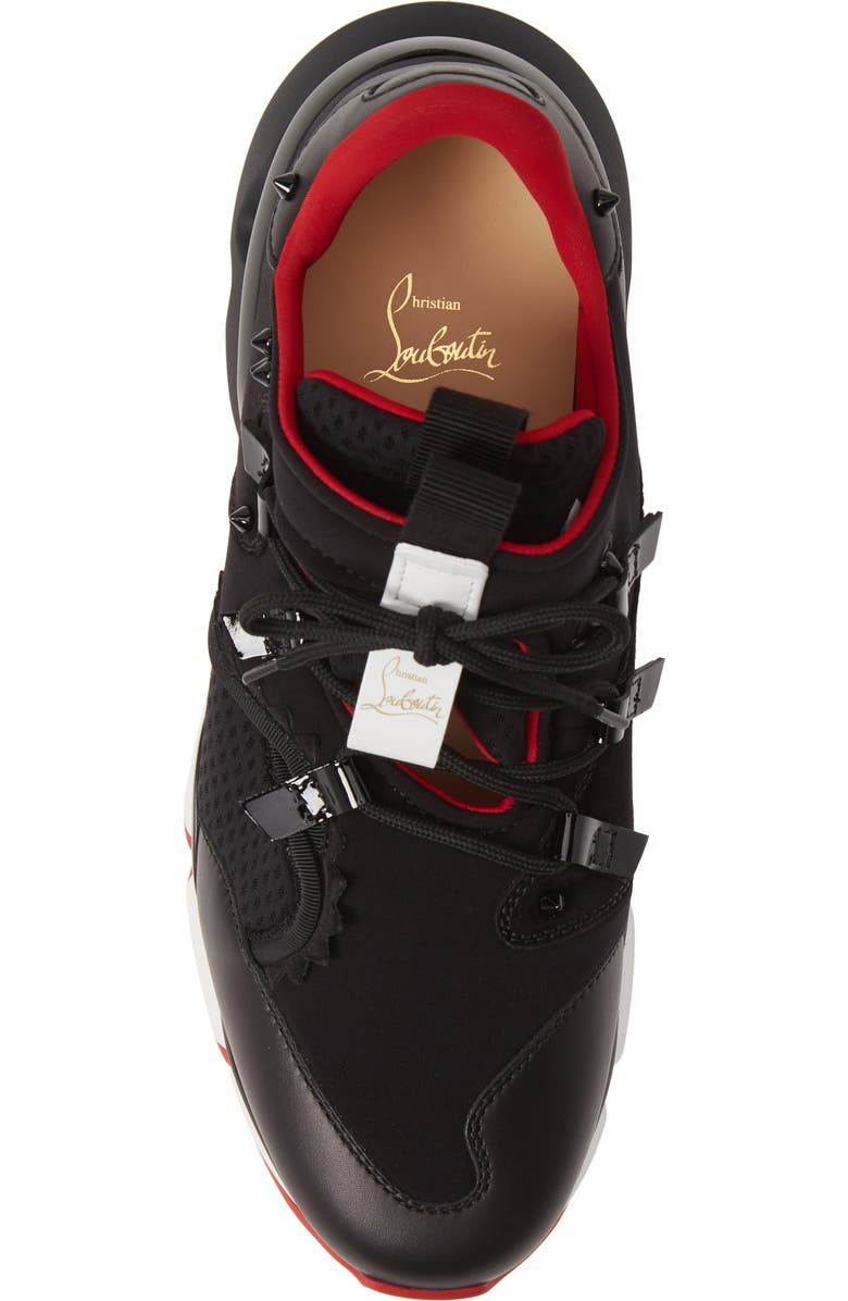 Christian Louboutin Red Runner Sneaker, Alternate, color,