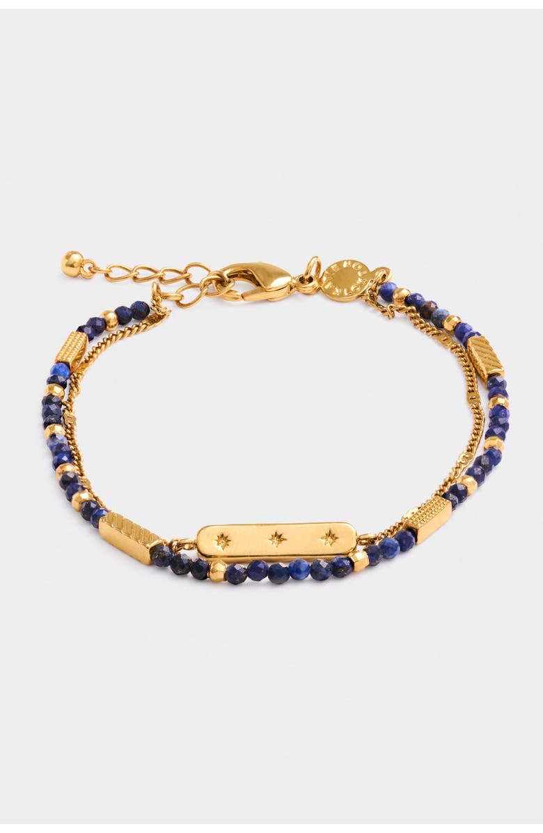 Katie Loxton Birthstone Bracelet 'September' in Lapis Lazuli, Main, color, September