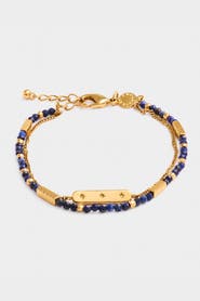 Katie Loxton Birthstone Bracelet 'September' in Lapis Lazuli