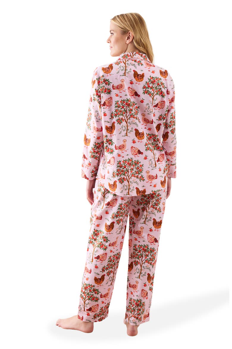 Long PJ Set, Alternate, color, Ballet Pink