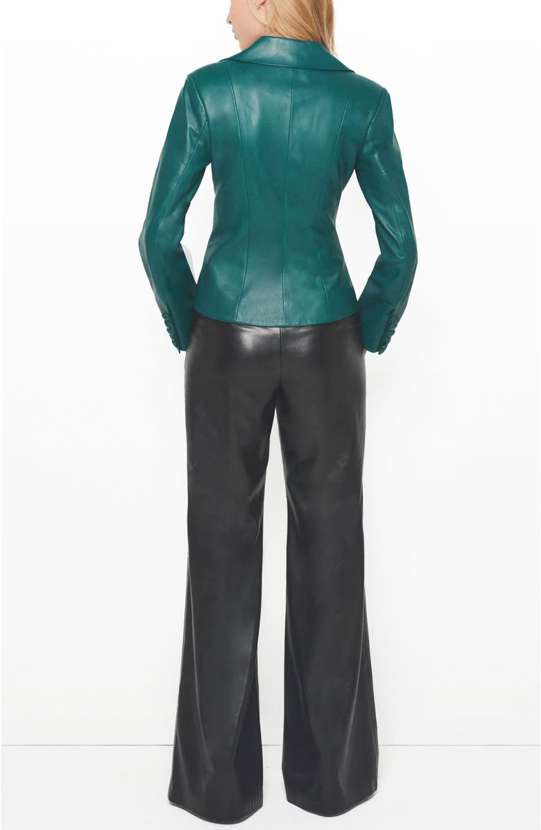 AS by DF Tell Me Lies Recycled Leather Trousers, Alternate, color, Black