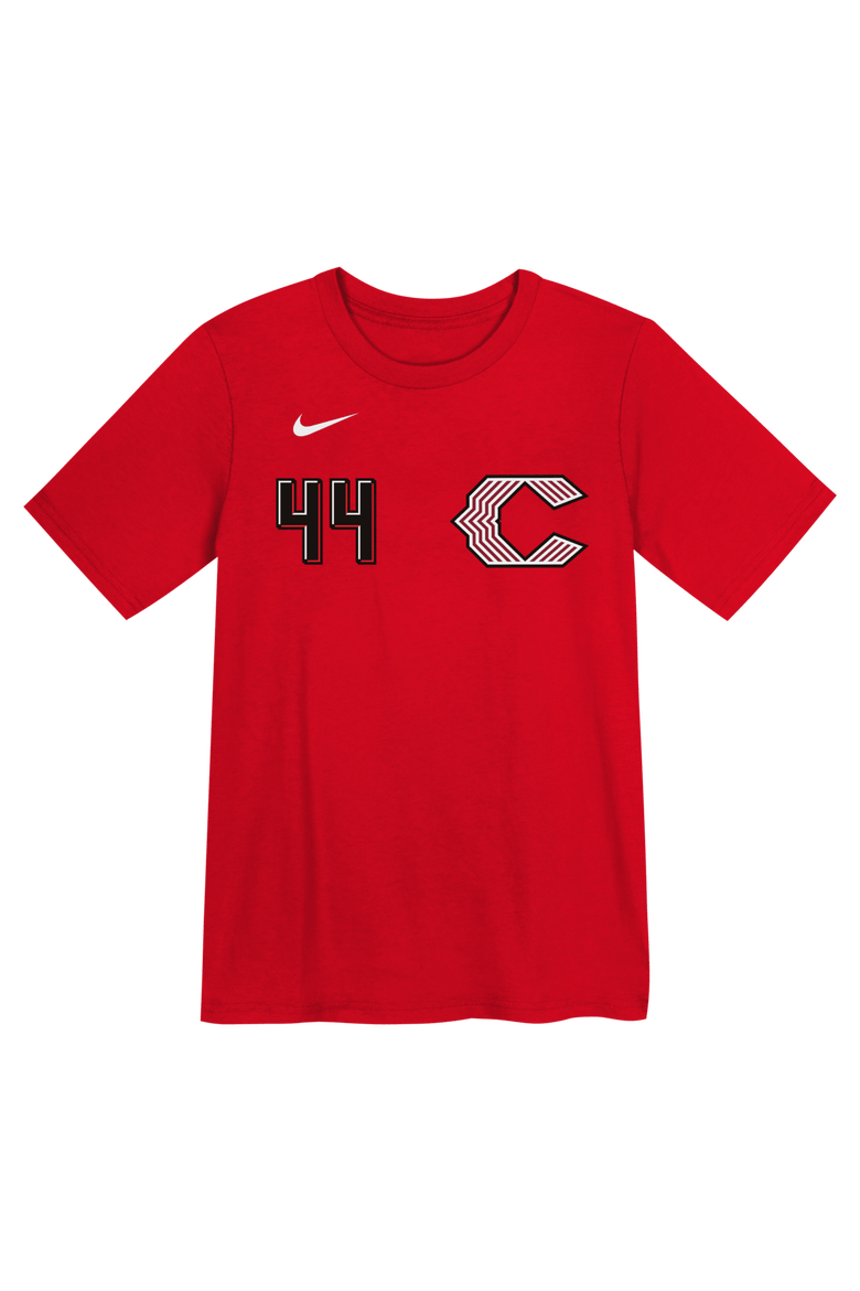 Preschool Nike Elly De La Cruz Red Cincinnati Reds 2026 City Connect Name & Number T-Shirt, Alternate, color, Red