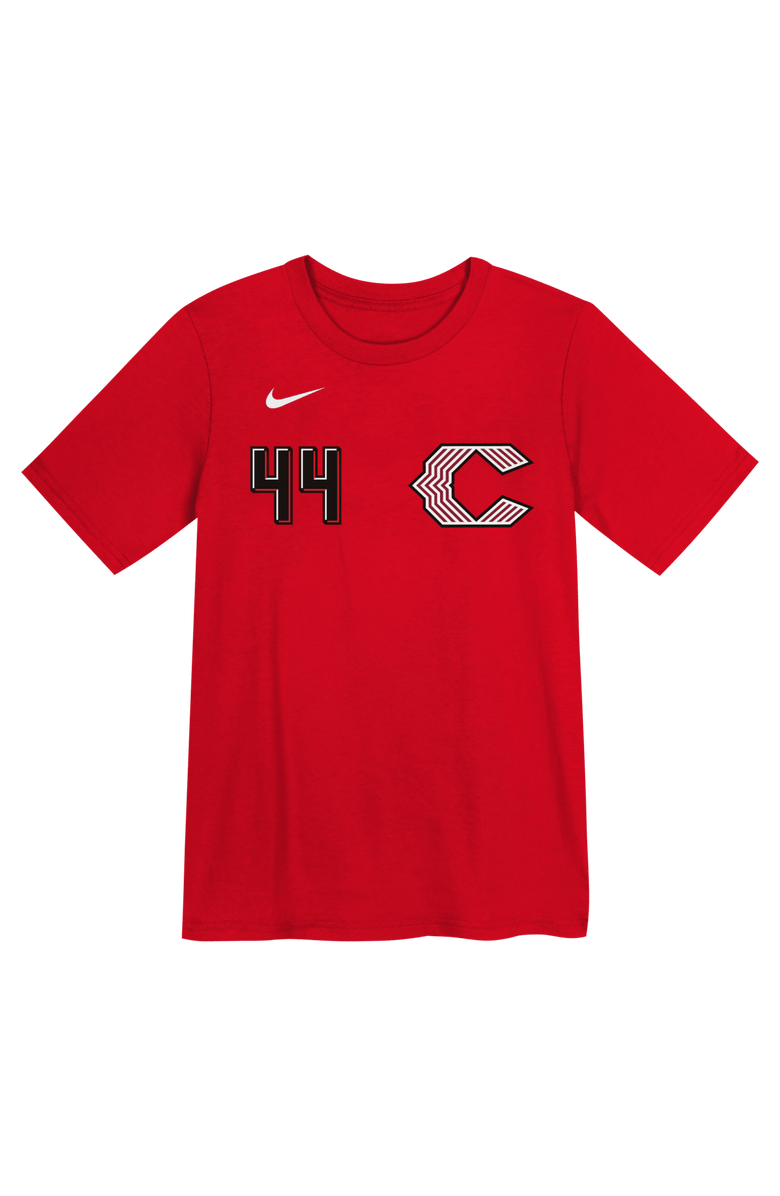Nike Preschool Nike Elly De La Cruz Red Cincinnati Reds 2026 City Connect Name & Number T-Shirt, Alternate, color, Red