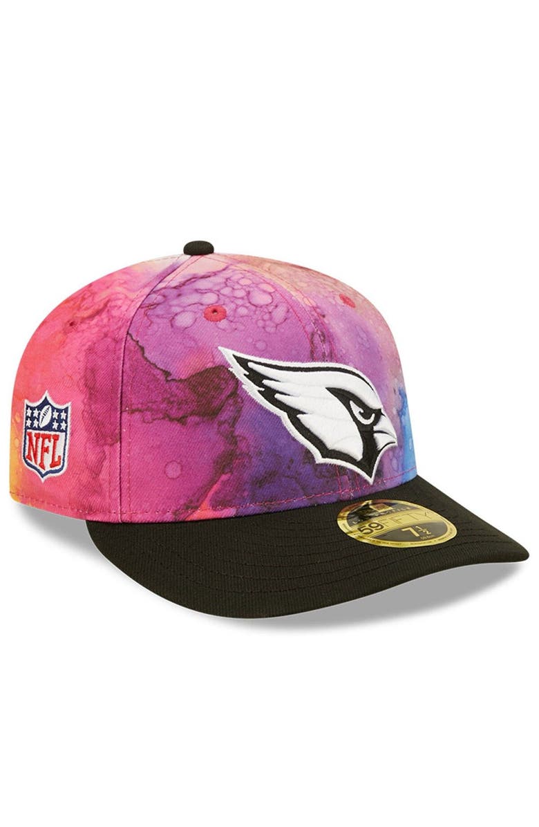 New Era Men's New Era Pink/Black Arizona Cardinals 2022 NFL Crucial Catch Low Profile 59FIFTY Fitted Hat, Main, color, 