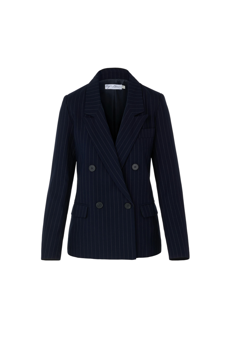 By Tess Collection Romee Blazer, Alternate, color, Navy Blue