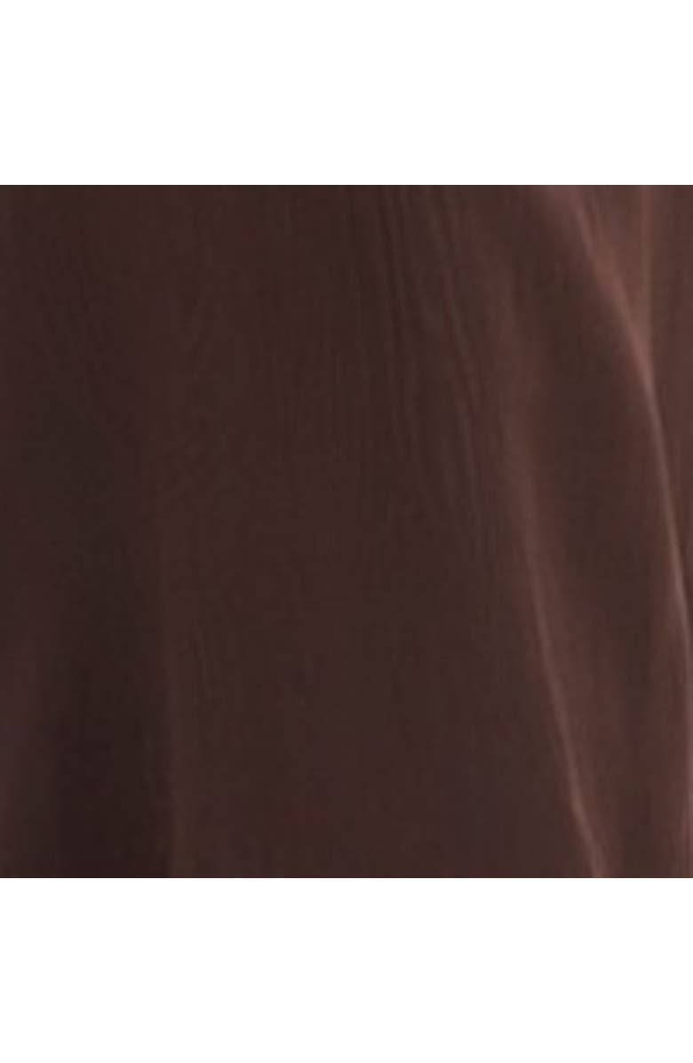 Malina Jacqueline Jacquard Scarf Detailed Dress, Alternate, color, Chocolate