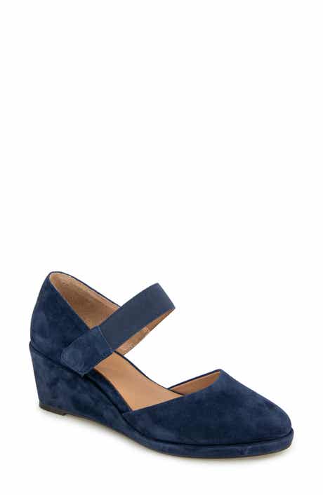 Oriana Ankle Strap Wedge Pump