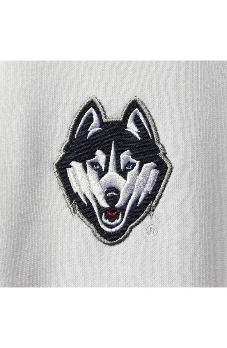 COLOSSEUM Men's Colosseum White UConn Huskies Tortugas Logo Quarter-Zip Jacket, Alternate, color, White