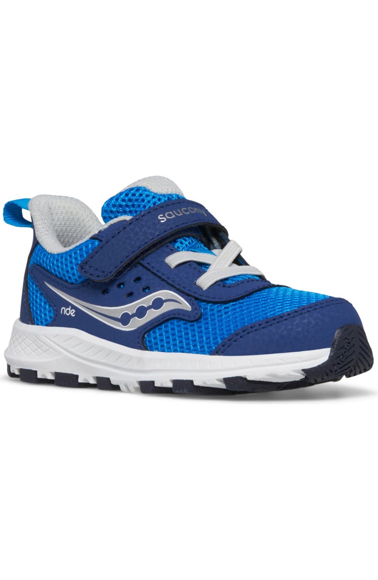 Saucony Ride Jr. Sneaker, Main, color, Blue/Silve