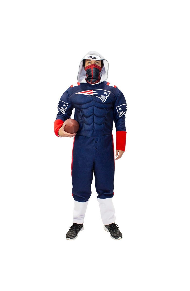 JERRY LEIGH Men's Navy New England Patriots Game Day Costume, Main, color, Navy