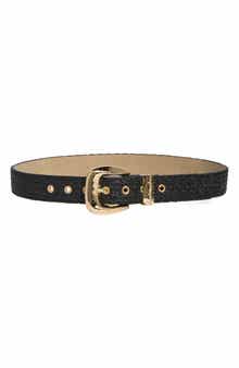 Steve Madden Straw Belt
