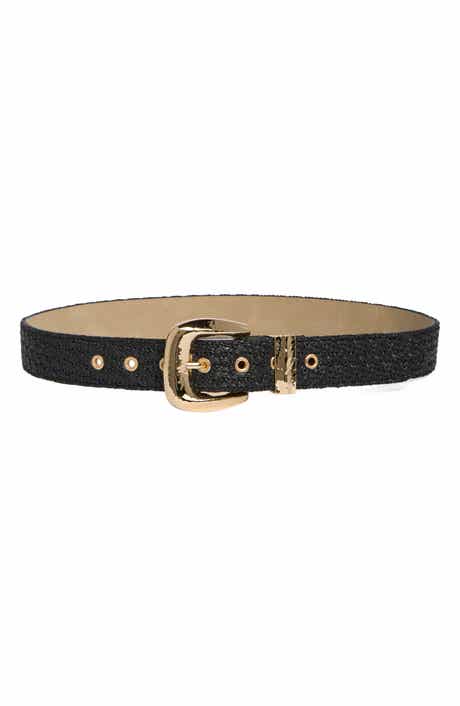 Steve Madden Straw Belt