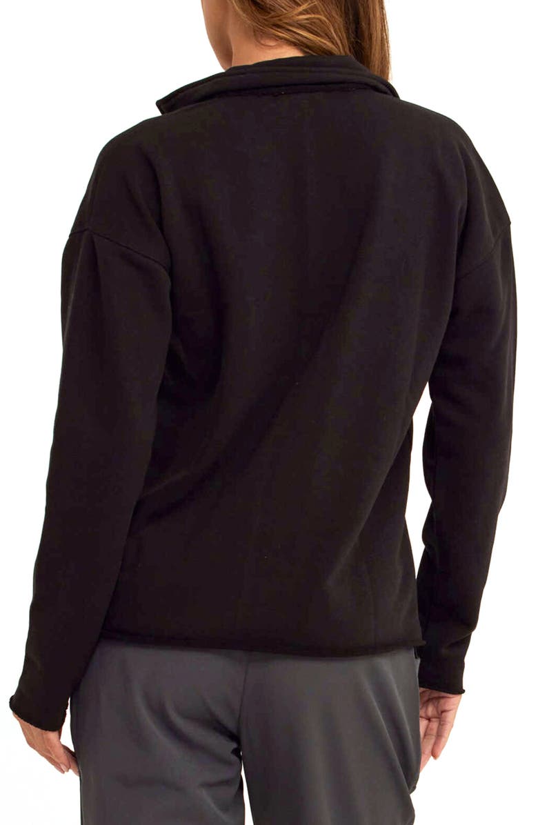 Threads 4 Thought Lucetta Cotton Blend Knit Top, Alternate, color, Black