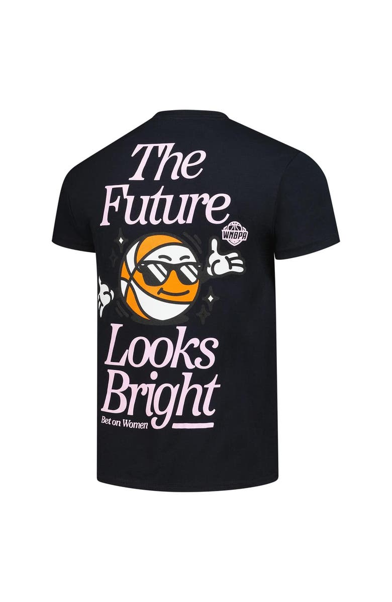 KUR8TED Unisex KÜR8TED Paige Bueckers Black Dallas Wings The Future Looks Bright T-Shirt, Alternate, color, 