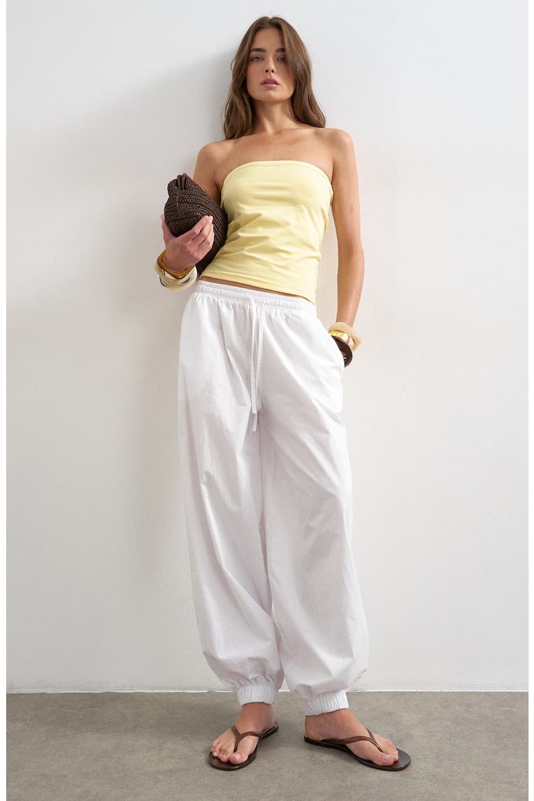 Stretch Cotton Tube Top, Alternate, color, YELLOW