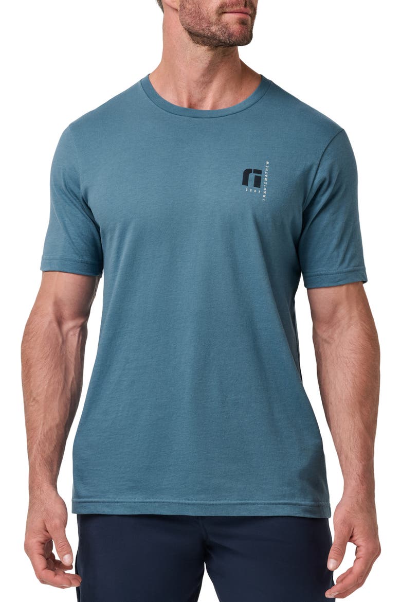 Yacht Charter Graphic T-shirt, Main, color, AEGEAN