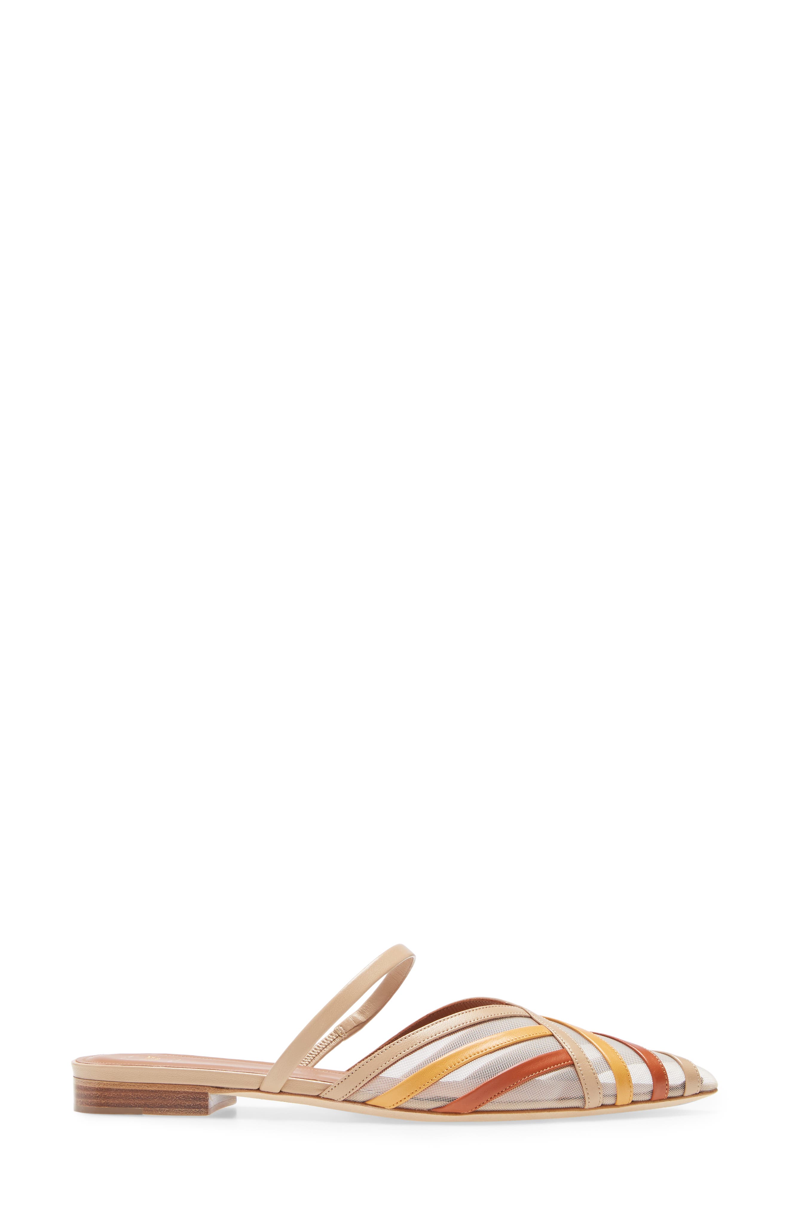 Malone Souliers Paulina Mesh & Leather Stripe Mule, Alternate, color, 
