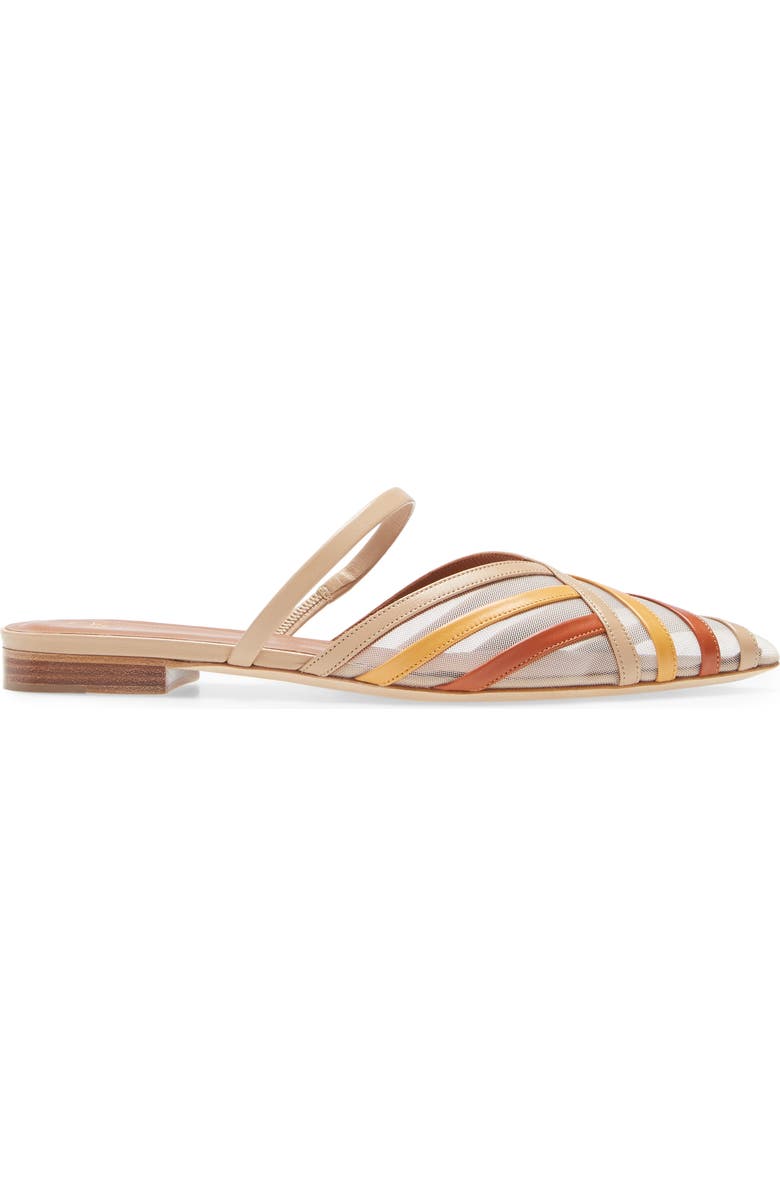 Malone Souliers Paulina Mesh & Leather Stripe Mule, Alternate, color,