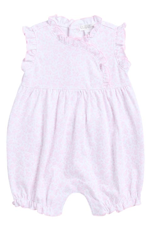 Floral Print Ruffle Sleeveless Romper (Baby)