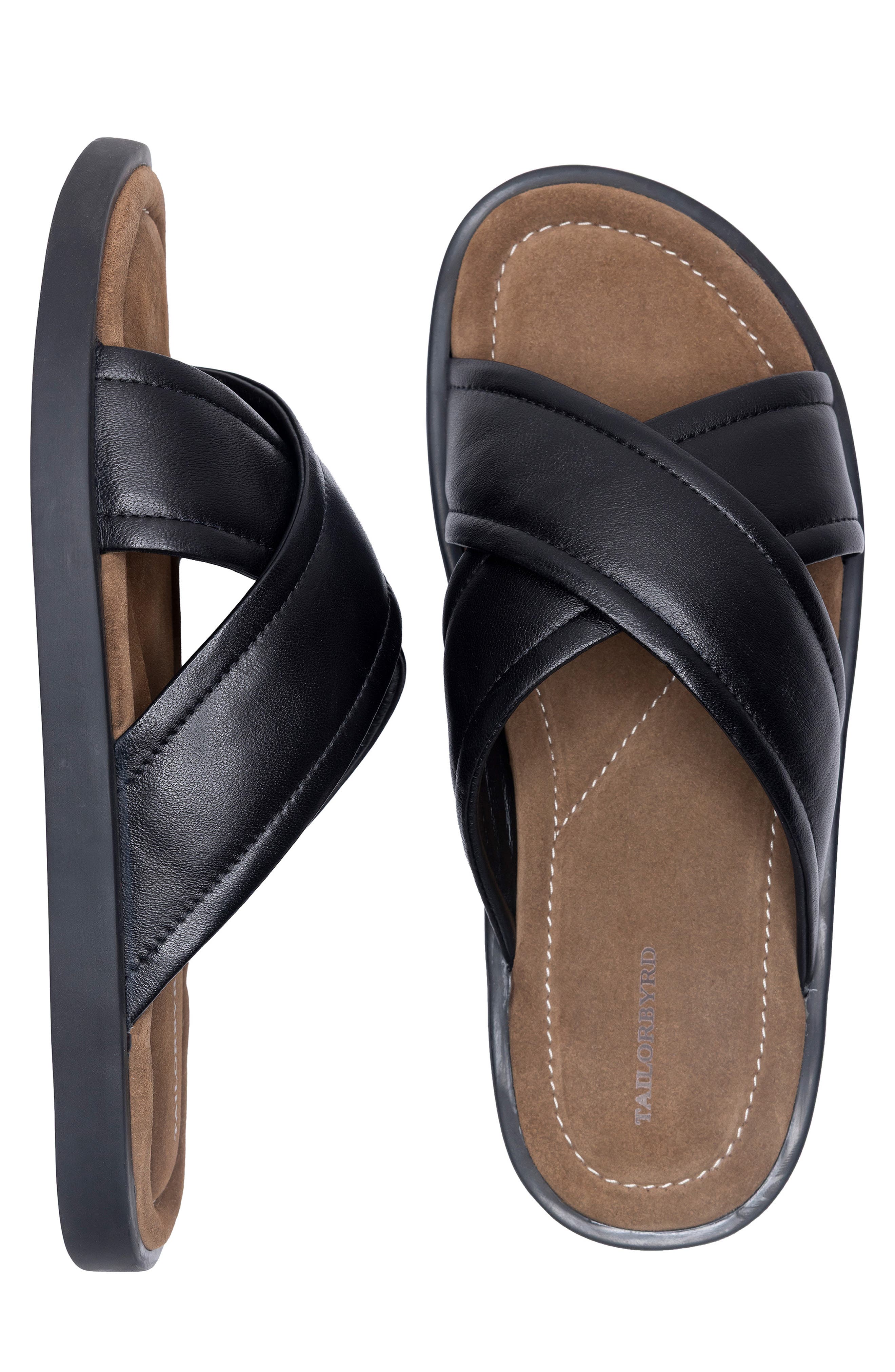 TailorByrd Eastport Slide Sandal, Alternate, color, Black
