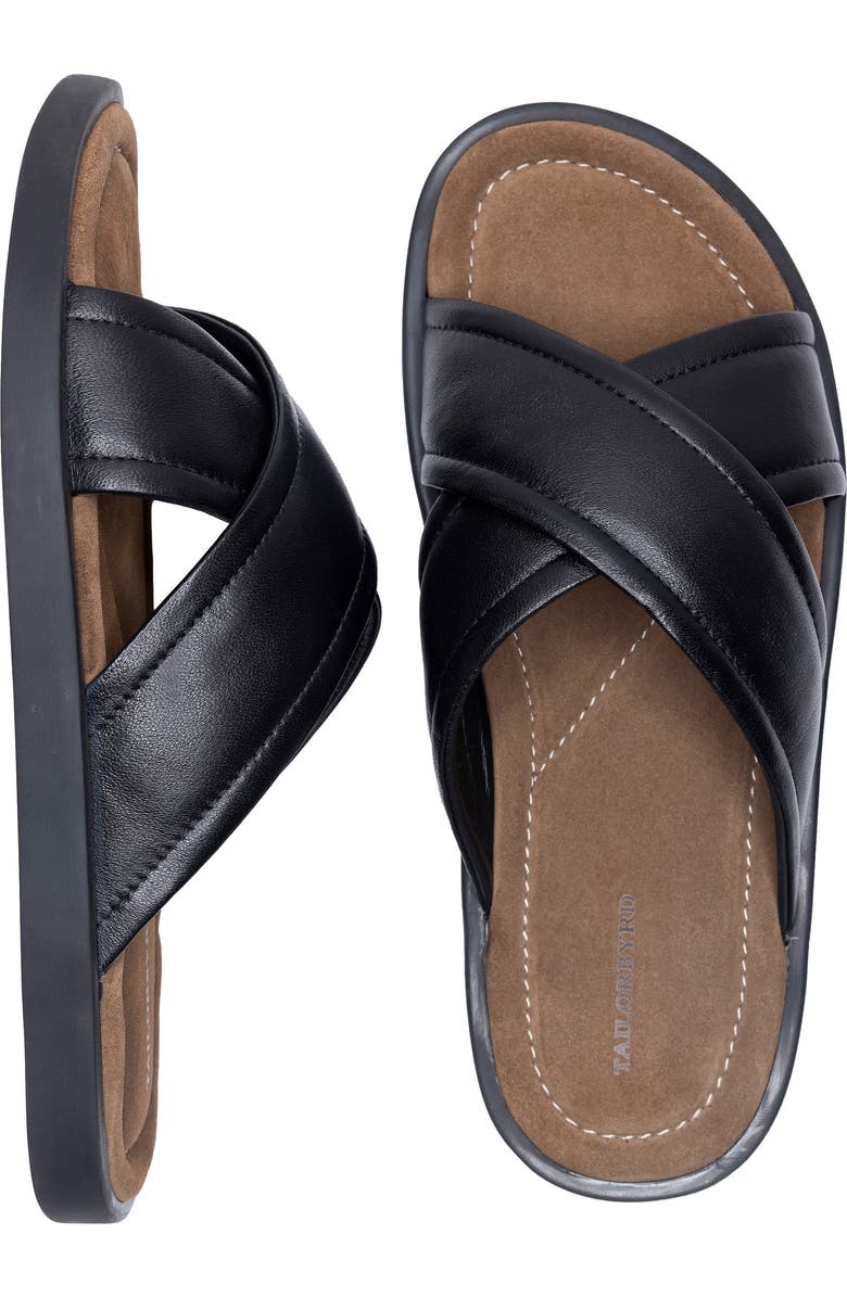 TailorByrd Eastport Slide Sandal, Alternate, color, Black
