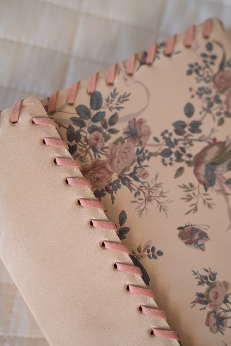 Sparrows & Rose Leather Journal, Alternate, color, Multi