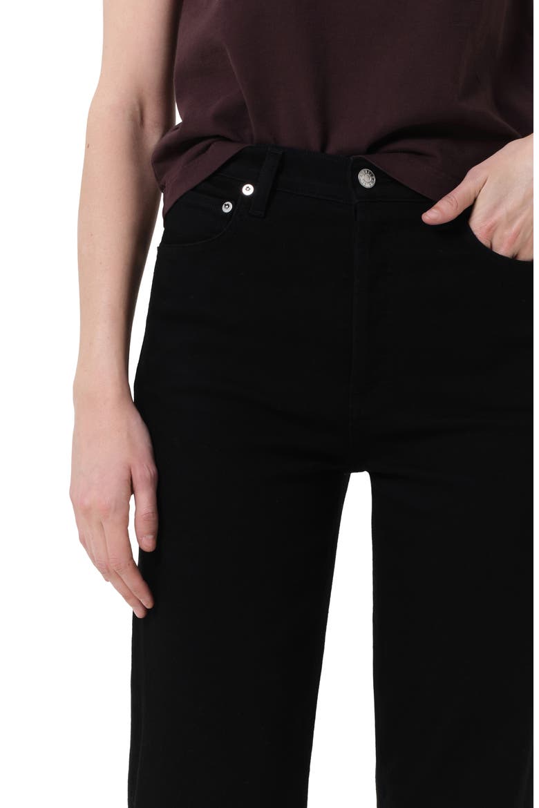 '90s Pinch High Waist Straight Leg Jeans, Alternate, color, COVER OD BLACK