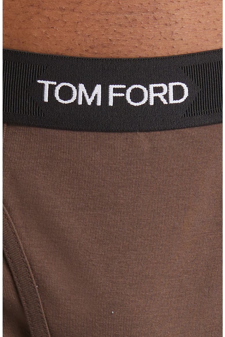 Cotton Stretch Jersey Boxer Briefs, Alternate, color, DARK BROWN