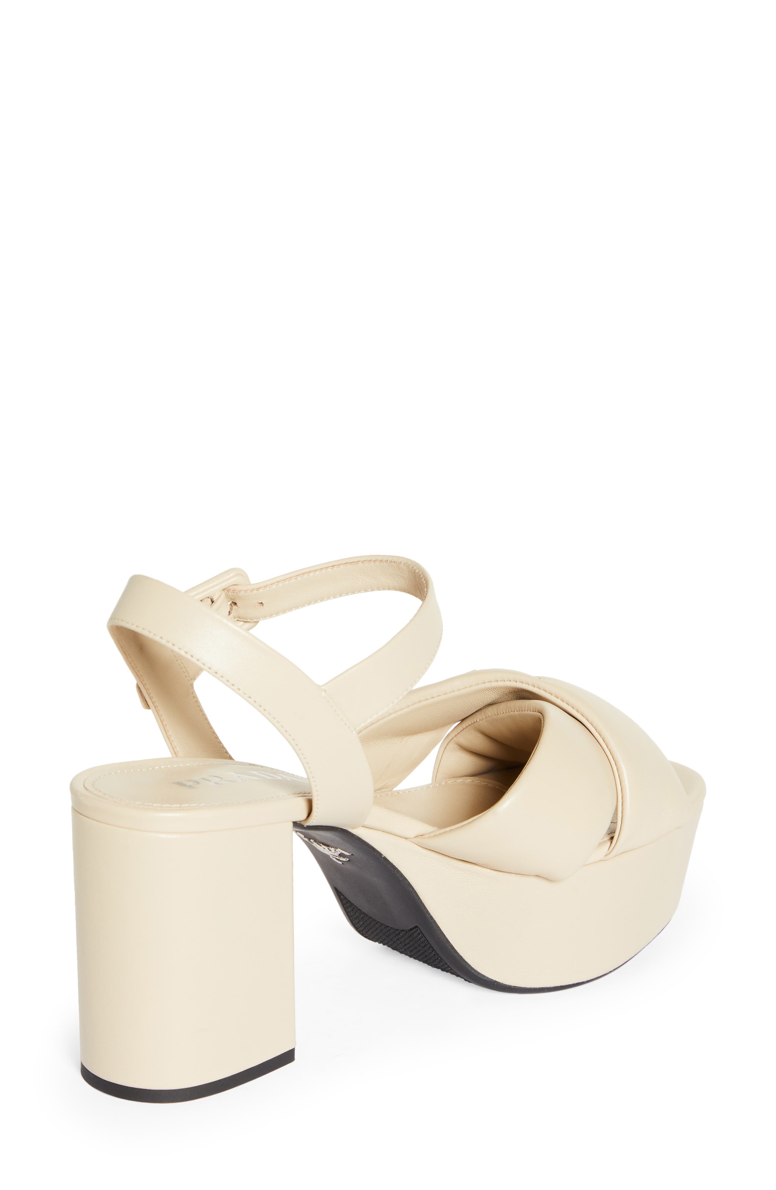 Plateau Ankle Strap Platform Sandal, Alternate, color, DESERTO