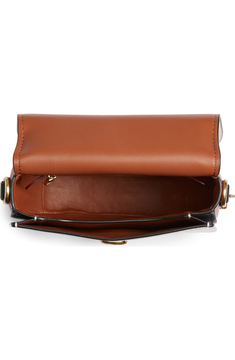 COACH Saddle 24 Leather Saddle Bag, Alternate, color,