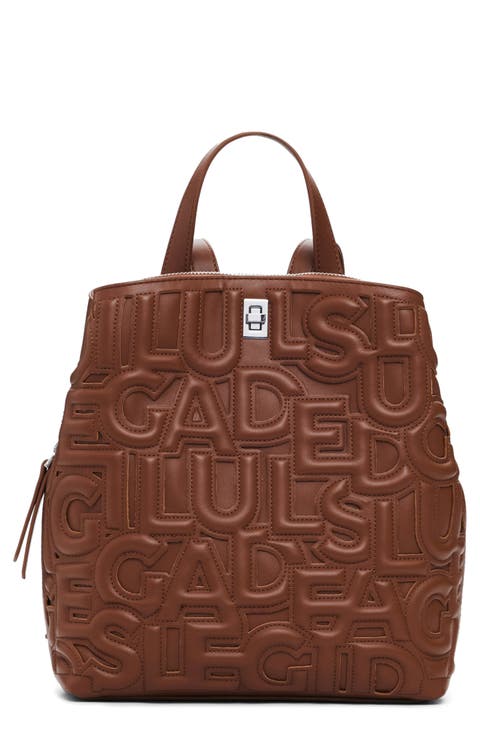 Mini Faux Leather Backpack