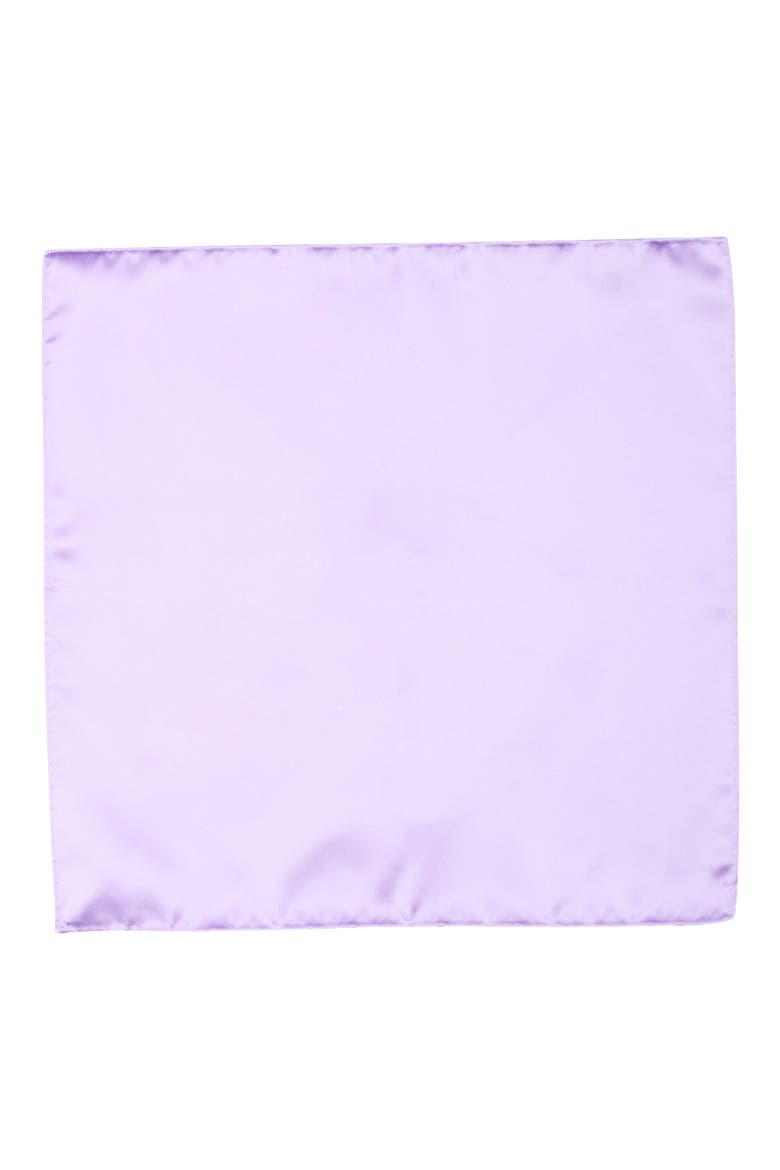 Satin Pocket Square, Alternate, color, LILAC