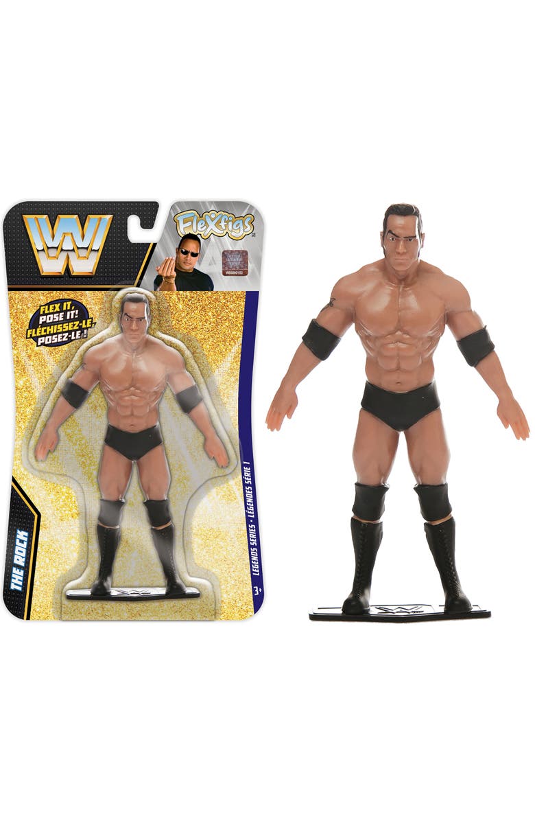 FleXfigs The Rock & Stone Cold Steve Austin 2 Character Pack 3+, Alternate, color, 