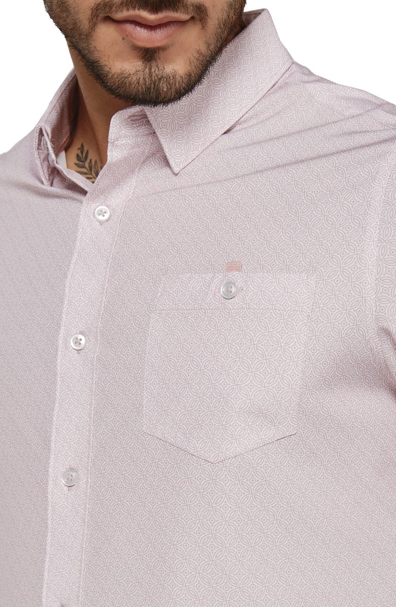 7 Diamonds Leven Short Sleeve Button-Up Shirt, Alternate, color,