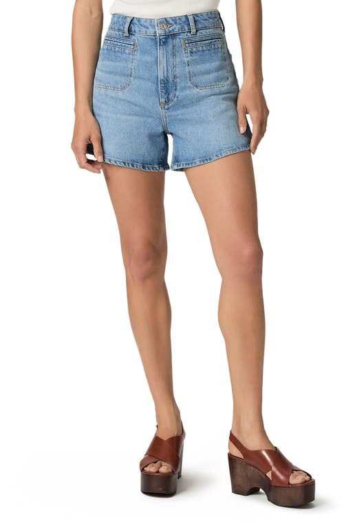 PAIGE PAIGE DANI HIGH WAIST CUTOFF DENIM SHORTS
