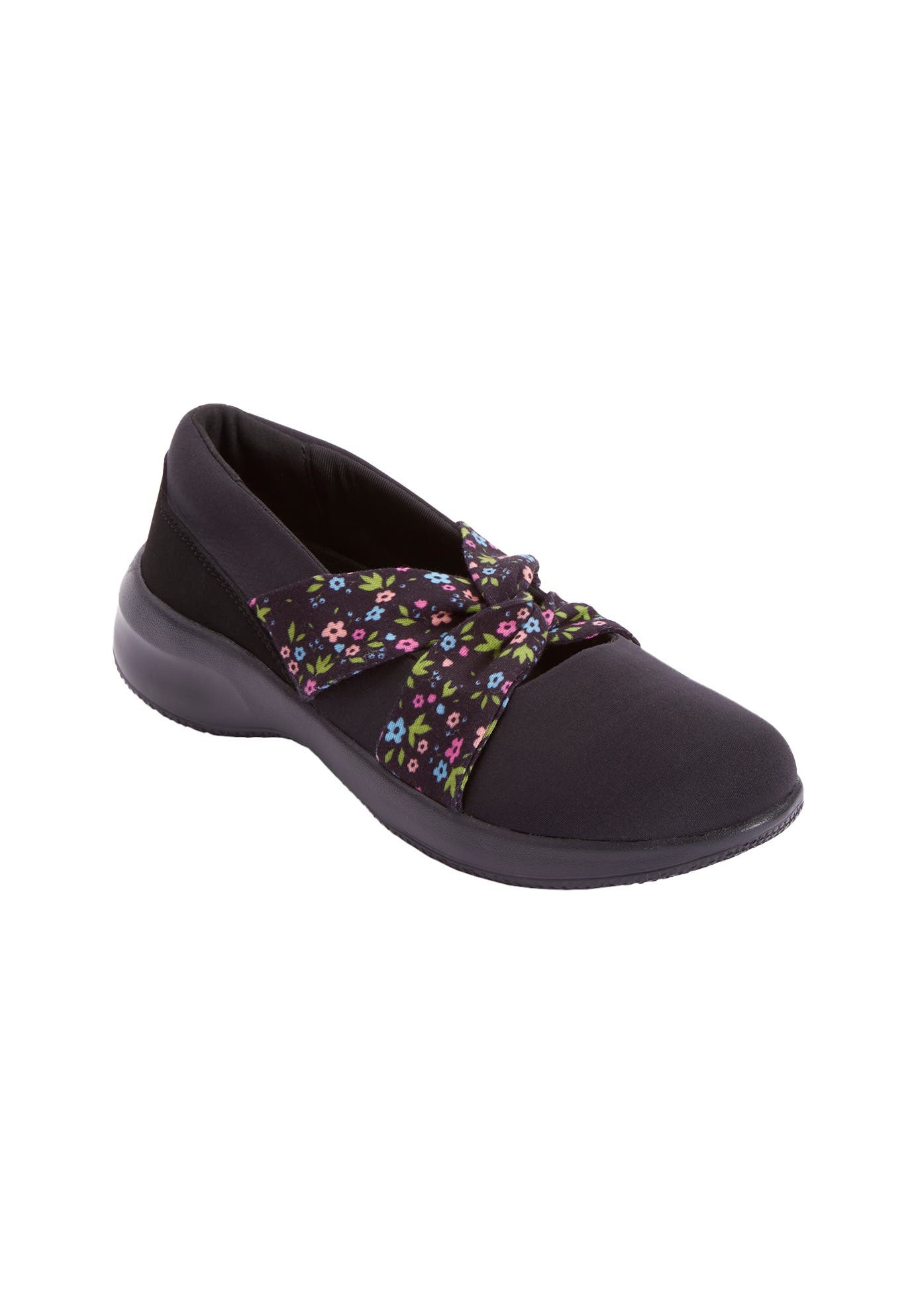 Comfortview Cv Sport Greta Sneaker, Main, color, Black Floral