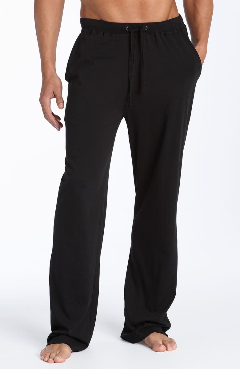Daniel Buchler Peruvian Pima Lightweight Cotton Lounge Pants, Main, color, 